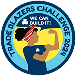 Trade Blazers Challenge Crest