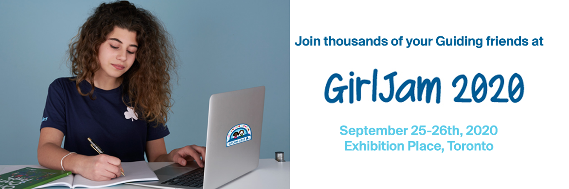 GirlJam 2020 girl completing online forms