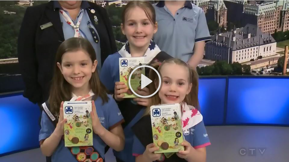 Girl Guides of Canada Cookie selling on CTV