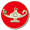 Red Training Pin