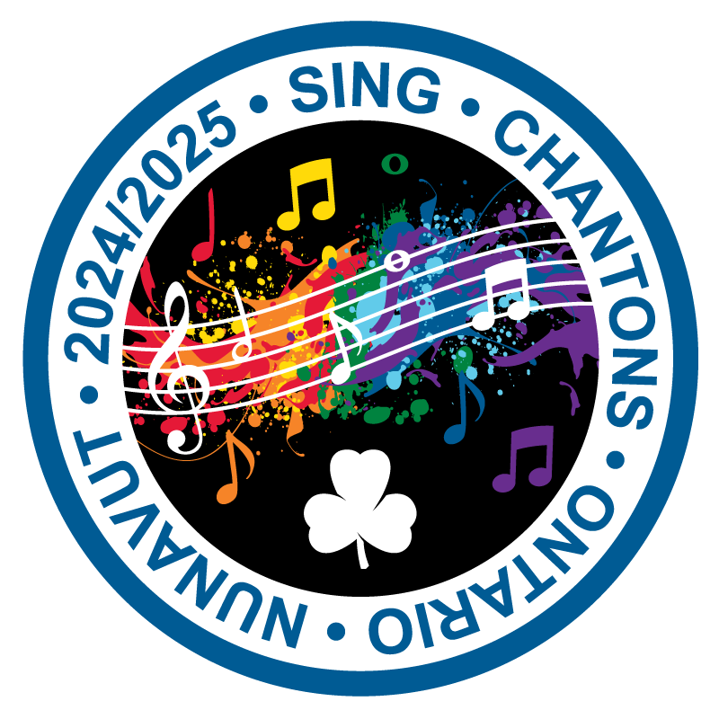 Sing Ontario Sing crest