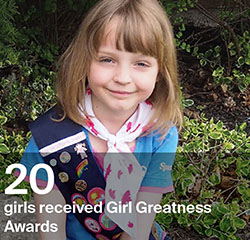 20 girls received Girl Greatness Awards
