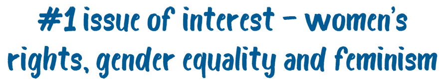 The #1 issue: womens rights, gender equality and feminism The #1 issue: womens rights, gender equality and feminism