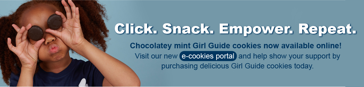 Chocolatey mint Girl Guide cookies now available online.