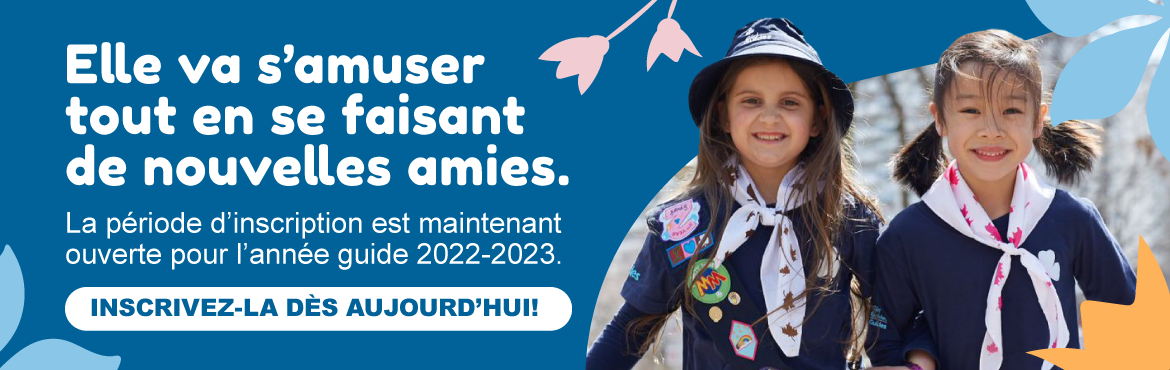 Elle va s'amuser tout en se faisant de nouvelles amies. La péreode d'inscription est maintenant ouverte pour l'année 2022-2023. Inscrivez-la dès aujourd'hui!