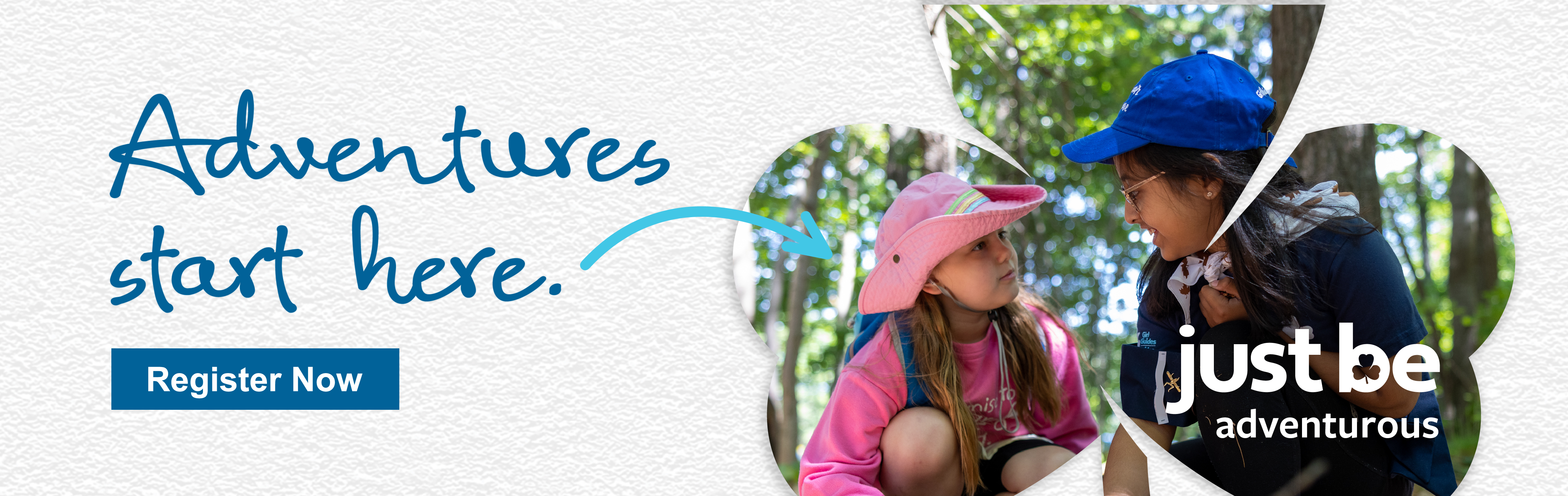 girls in woods depicting adventurous theme