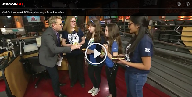 Girl Guides mark 90th anniversary of cookies sales